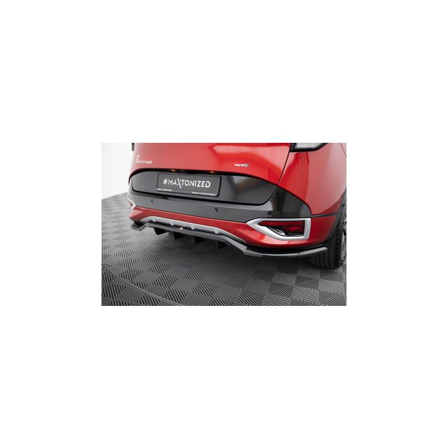Добавка за задна броня (с вертикални ребра) Kia Sportage GT-Line Mk5