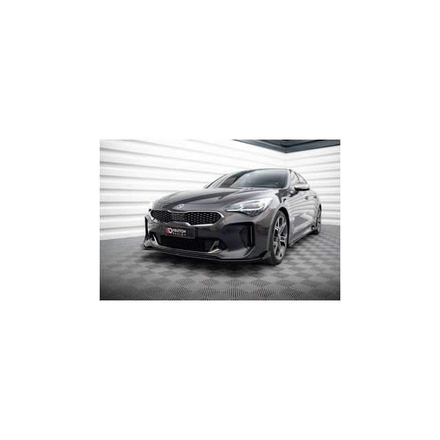  Добавка за предна броня + "крилца" Kia Stinger GT / GT-Line / Standard Mk1