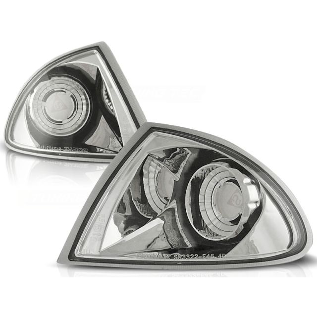 Хромирани предни мигачи за BMW E46 05.98-08.01
