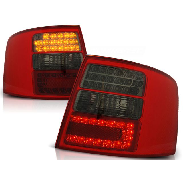 LED опушени стопове за AUDI A6 05.97-05.04 комби