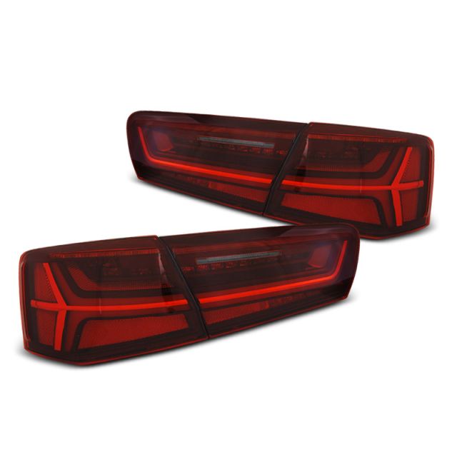 LED BAR Стопове  WHITE SEQ за AUDI A6 C7 11-14 LIMOUSINE