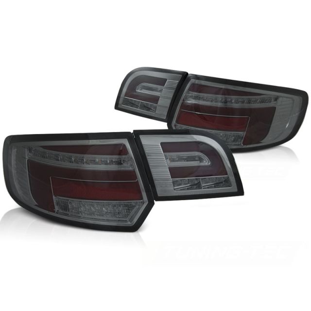 LED BAR RED стопове Опушени с динамична светлина за AUDI A3 8P 5D 03-08