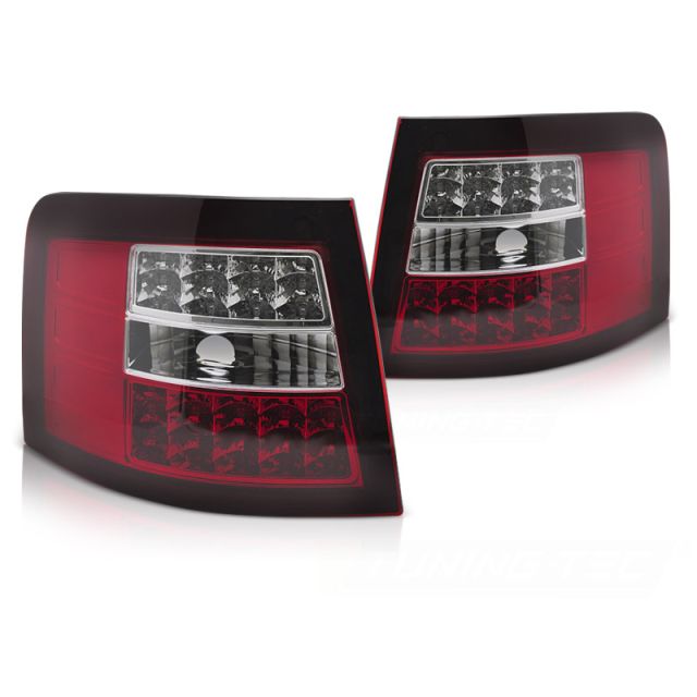 LED Бели стопове за AUDI A6 05.97-05.04 комби