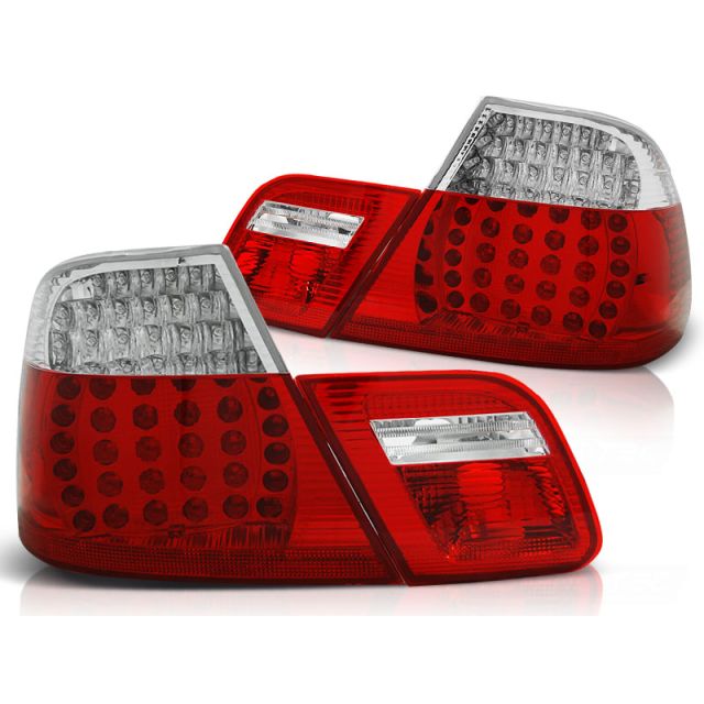 LED Бели стопове за BMW E46 04.99-03.03 купе
