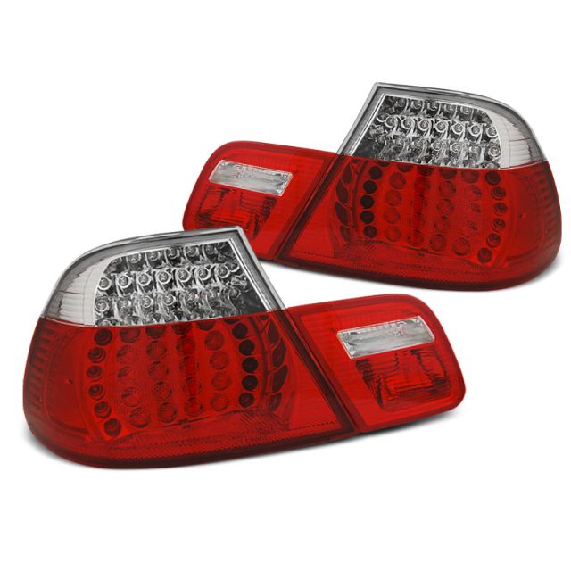 LED Стопове  WHITE SEQ за BMW E46 04.99-03.03 COUPE