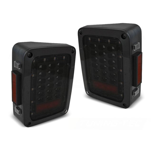 CHRYSLER JEEP WRANGLER JK 07-18 LED опушени