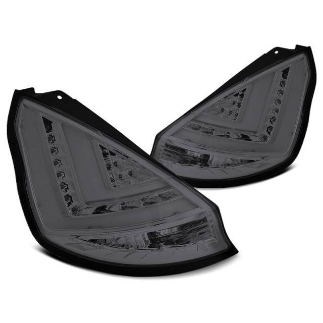 Стопове за FORD FIESTA MK7 12-16 HB опушени LED BAR
