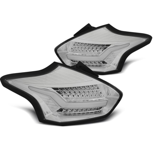 Стопове за FORD FOCUS 3 15-18 HATCHBACK хром SEQ LED 