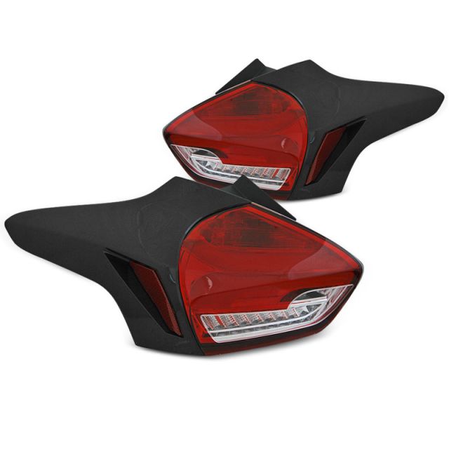 Стопове за FORD FOCUS 3 15-18 HATCHBACK  WHITE SEQ LED 