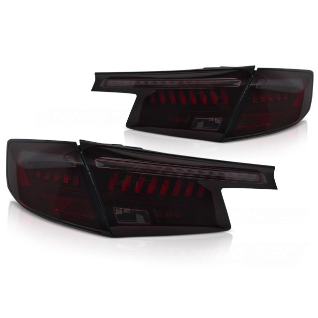 LED стопове BLAC RED Опушени за HONDA CIVIC XI 21- Хечбек