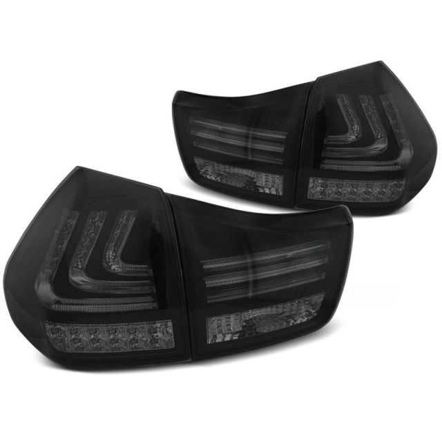 Стопове за LEXUS RX 330 / 350 03-08 LED BAR опушени Черни