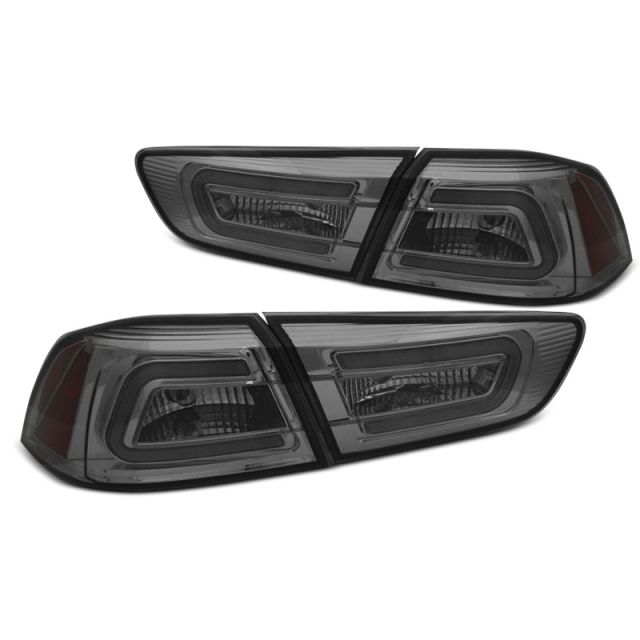 Стопове за MITSUBISHI LANCER 8 SEDAN 08-11 опушени LED BAR