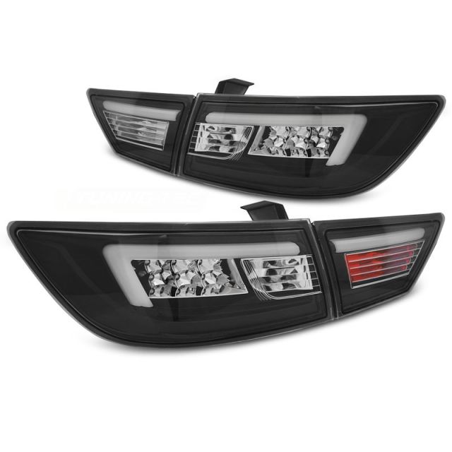 Стопове за RENAULT CLIO IV 13-16 HB LED BAR Черни