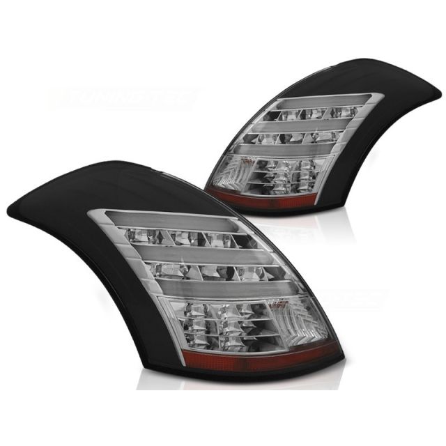 Стопове за SUZUKI SWIFT V 10- Черни LED BAR