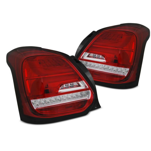 Стопове за SUZUKI SWIFT VI 17-  WHITE LED SEQ