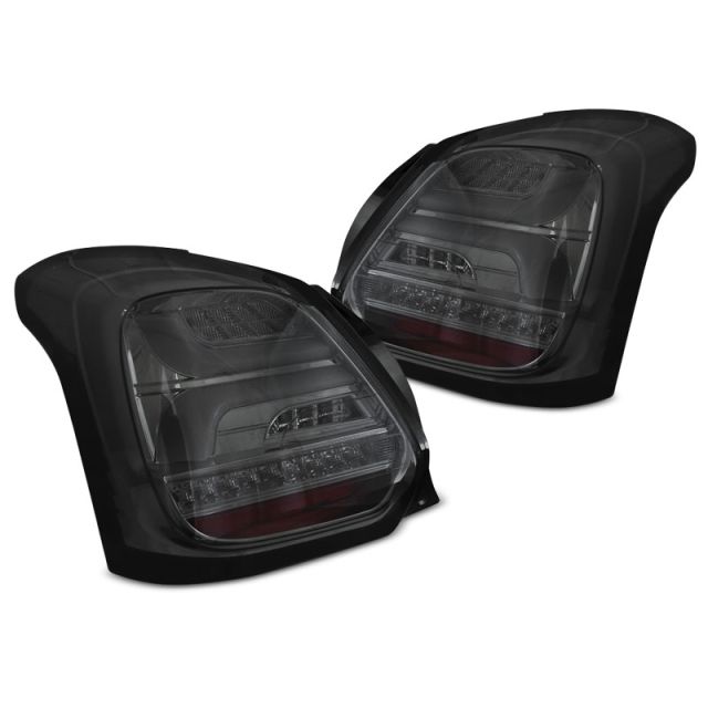 Стопове за SUZUKI SWIFT VI 17- опушени LED SEQ