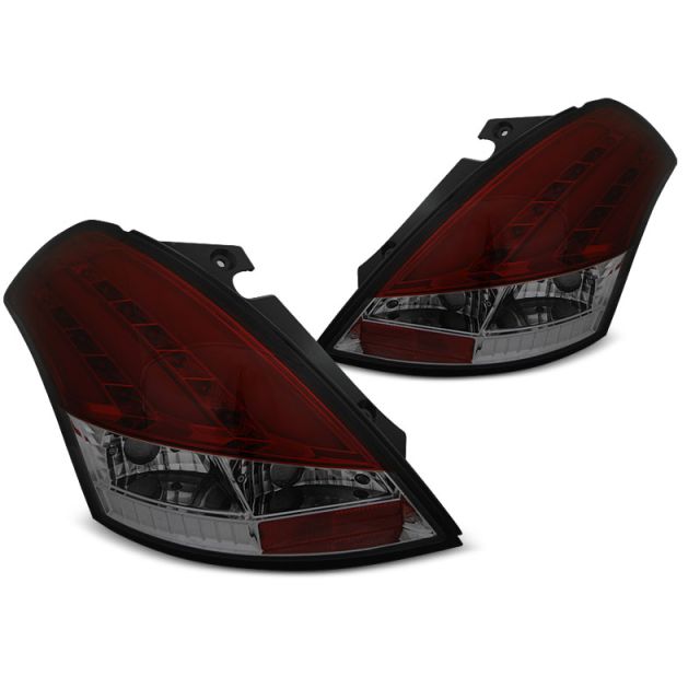 Стопове за SUZUKI SWIFT V 10-17   опушени LED BAR