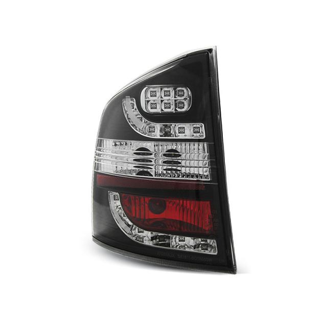 LED Стопове Черни за SKODA OCTAVIA II KOMBI 04-12