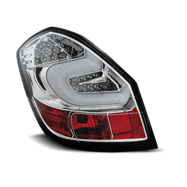 LED BAR Стопове хром за SKODA FABIA II 07-06.14