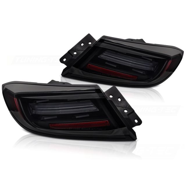 LED BAR стопове черни Опушени с динамична светлина за TOYOTA GR86 21-