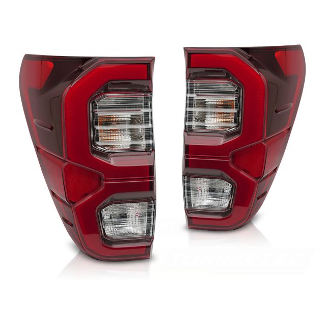 TOYOTA HILUX 16-20 LED BAR RED