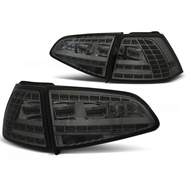LED стопове SPORT Опушени с динамична светлина за VW GOLF 7 13-17