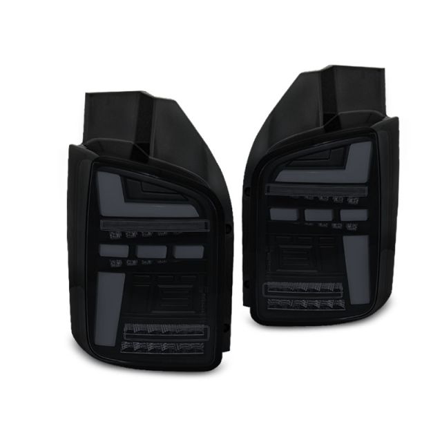 LED BAR Стопове Черни опушени SEQ за VW T6.1 20- OEM BULB