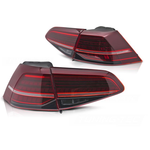 LED стопове RED LED с динамична светлина за VW GOLF 7 13-19