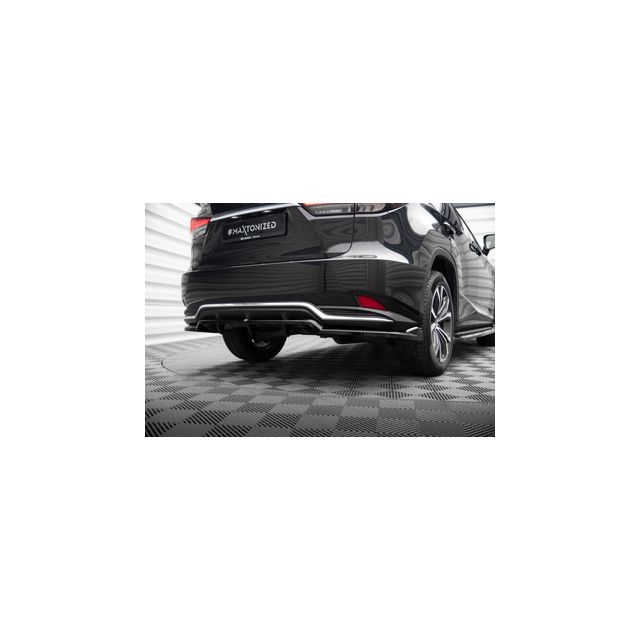 Добавка за задна броня (с вертикални ребра) Lexus RX Mk4 Facelift