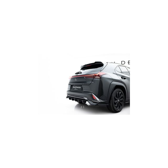 Добавка за задна броня (с вертикални ребра) Lexus UX F-Sport Mk1