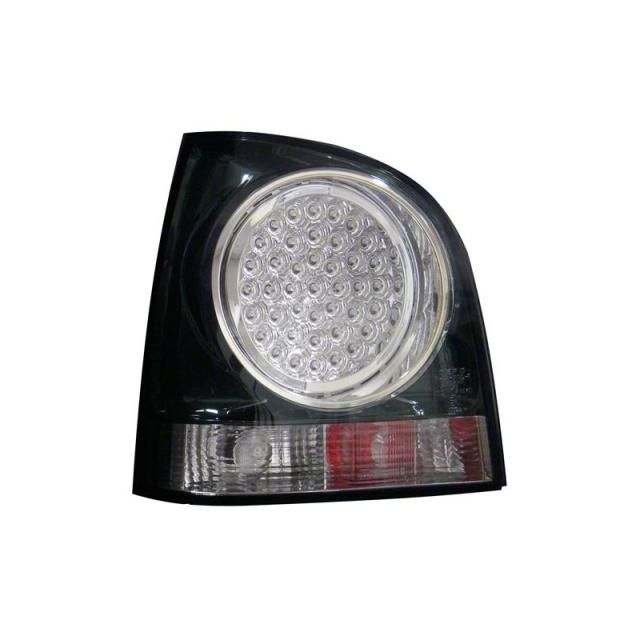 Черни LED стопове за Volkswagen Polo 2005-2009г.