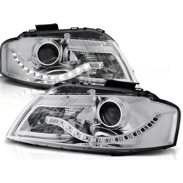 Фарове DAYLIGHT Хром за AUDI A3 8P 05.03-03.08