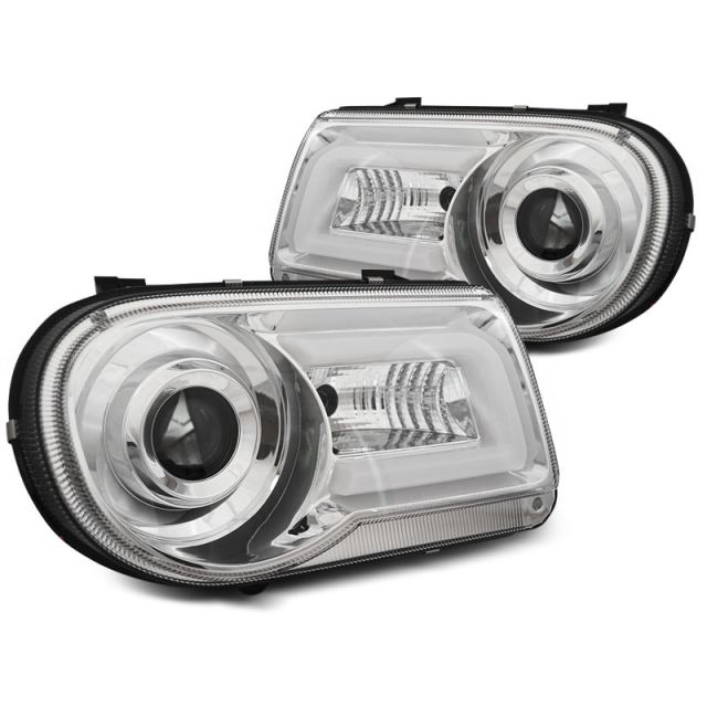 Фарове за CHRYSLER 300C 05-10 хром TUBE LIGHT