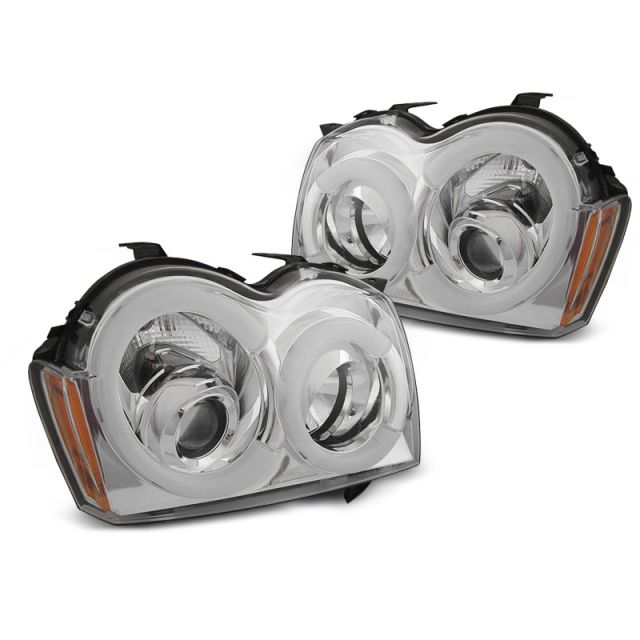 CHRYSLER JEEP GRAND CHEROKEE 05-08 хром TUBE LIGHT