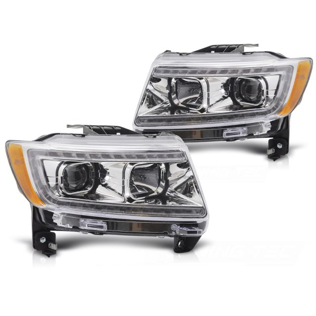 CHRYSLER JEEP GRAND CHEROKEE 11-13 TUBE LIGHT Хром