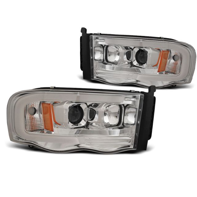 Фарове за DODGE RAM 02-06 TUBE LIGHT хром