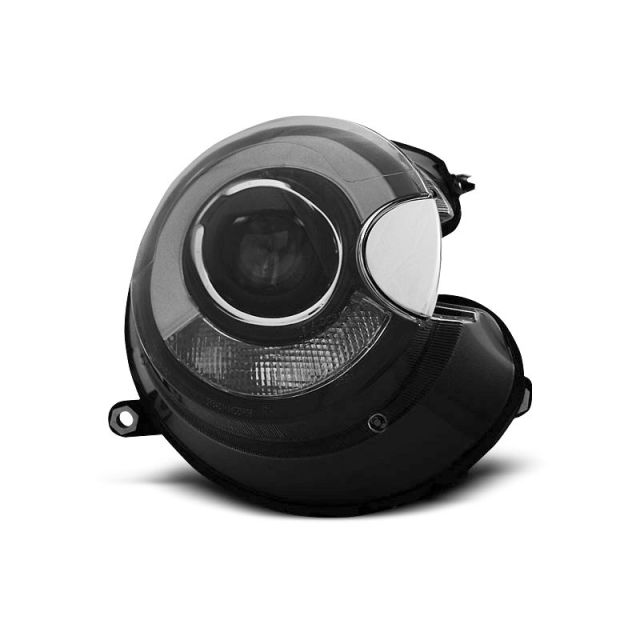Фарове  TUBE LIGHT Черни за BMW MINI (COOPER) 06-14