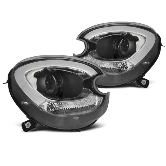 XENON Фарове  TUBE LIGHT Черни за BMW MINI (COOPER) R60 R61 COUNTRYMAN 10-14