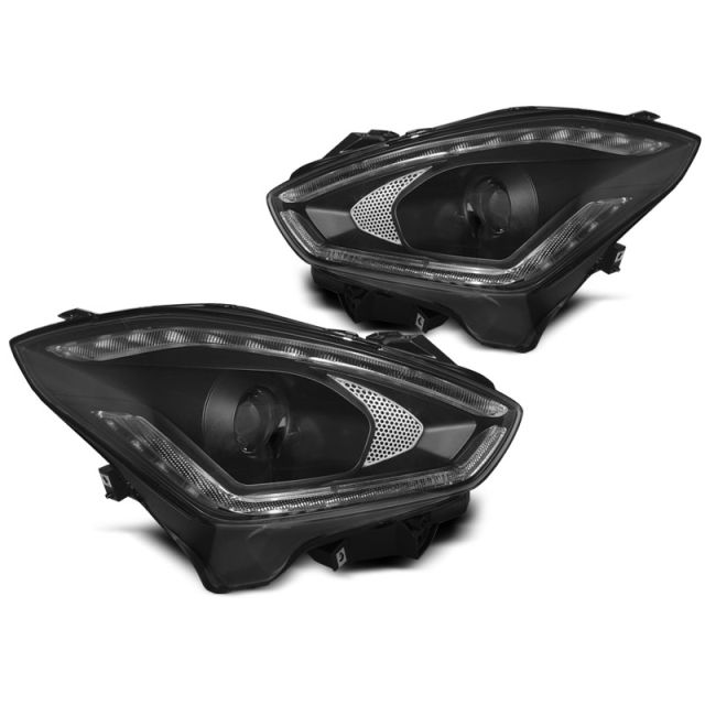 Фарове за SUZUKI SWIFT VI 17- TUBE LIGHT SEQ Черни