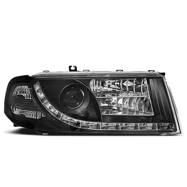 Фарове с дневни светлини Черни за SKODA OCTAVIA I 08.00-10