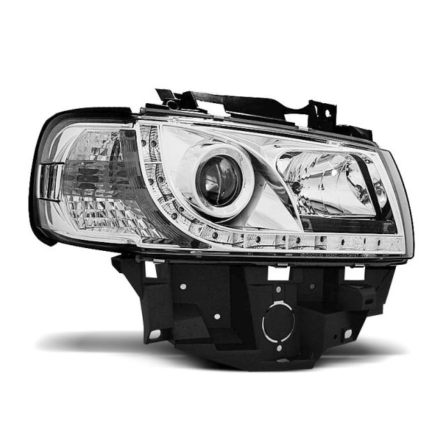 Фарове  с дневни светлини хром за VW T4 08.96-03.03 BUS