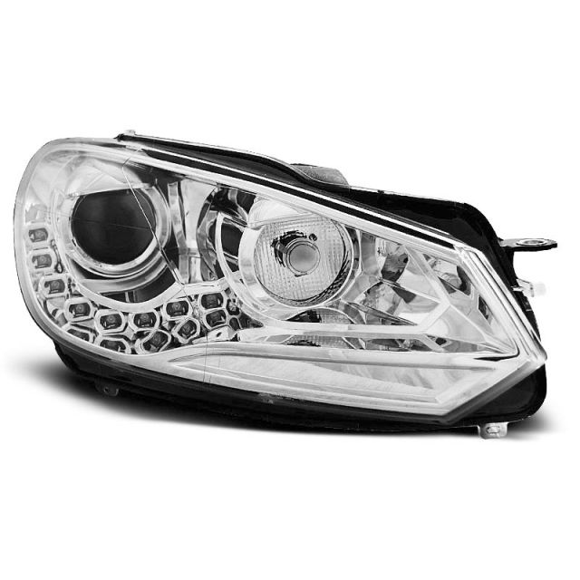 Фарове  TRUE DRL хром за VW GOLF 6 10.08-12