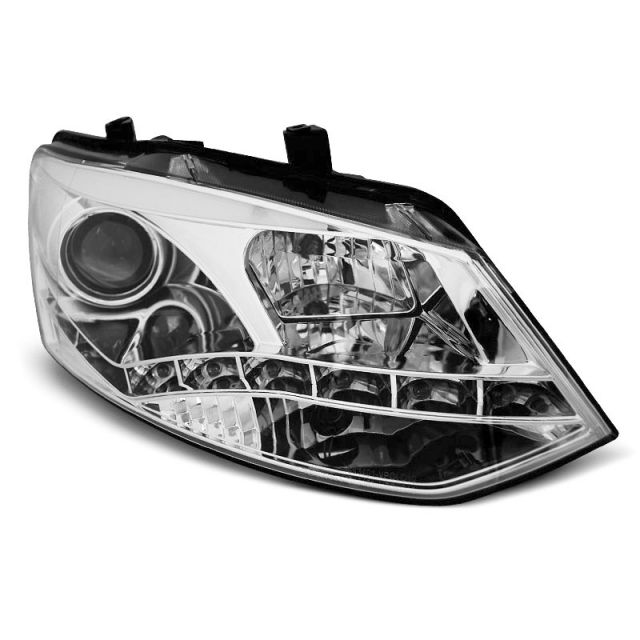 Фарове  TRUE DRL хром за VW POLO 6R 09-03.14