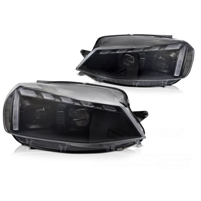 Фарове LIGHT с динамична светлина черни за VW GOLF 7 17-19