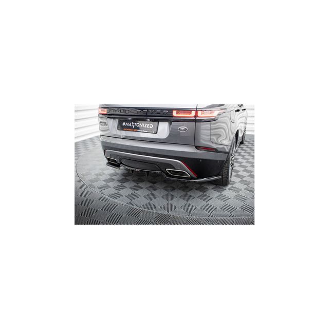 Добавка за задна броня (с вертикални ребра) V.1 Land Rover Range Rover Velar R-Dynamic Mk1