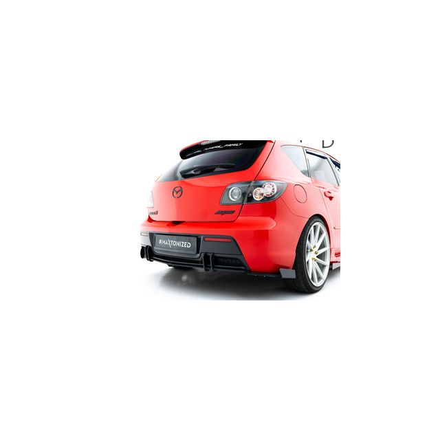  Странични добавки за задна броня + "крилца" Mazda 3 MPS Mk1 EU Version