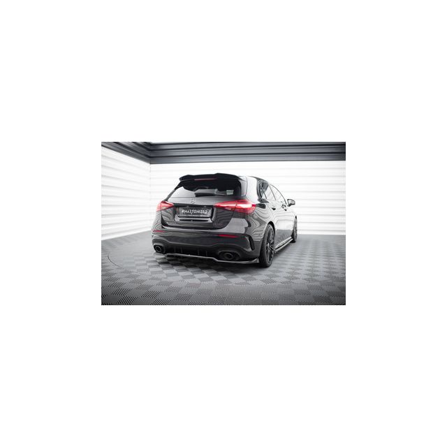 Добавка за задна броня (с вертикални ребра) Mercedes-AMG A35 Hatchback W177
