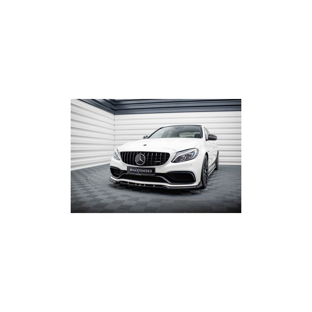 Добавка за предна броня V.2 Mercedes-AMG C63 Sedan / Estate W205 / S205