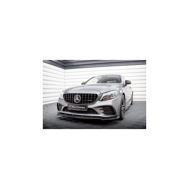 Добавка за предна броня V.1 Mercedes-AMG C43 Coupe / Cabrio / Sedan / Estate C205 / A205 / W205 / S205 Facelift