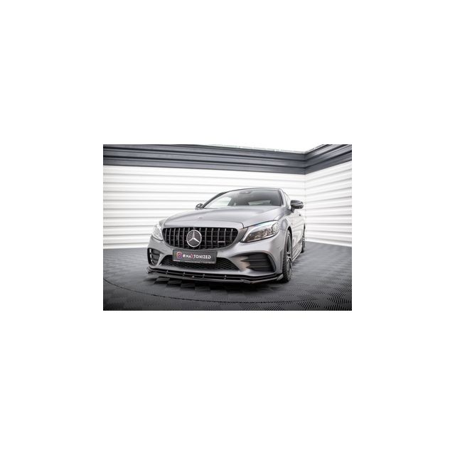 Добавка за предна броня V.2 Mercedes-AMG C43 Coupe / Cabrio / Sedan / Estate C205 / A205 / W205 / S205 Facelift